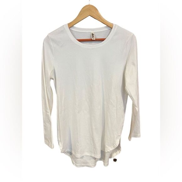 Herou white long sleeve t-shirt with crewneck size medium - Picture 1 of 5